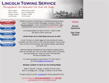 Tablet Screenshot of lincolntowing.com